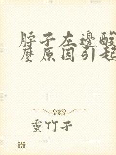 脖子左边酸痛什么原因引起的