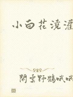 小白花浇灌日常