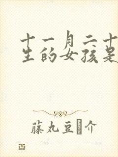 十一月二十二出生的女孩是什么命