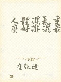 人体湿气重吃什么好排湿最快最有效