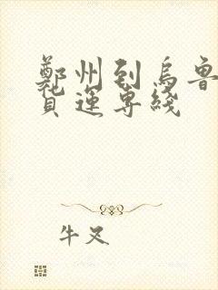 郑州到乌鲁木齐货运专线