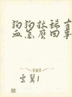 狗狗拉稀有点带血怎么回事