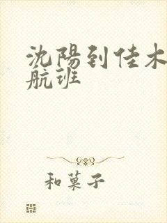 沈阳到佳木斯的航班