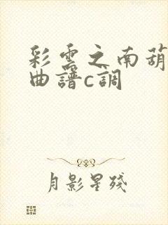 彩云之南葫芦丝曲谱c调