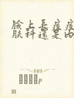 脸上长痘痘看皮肤科还是内分泌科