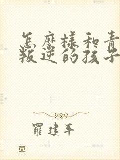 怎么样和青春期叛逆的孩子相处封面