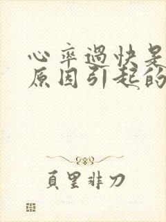 心率过快是什么原因引起的