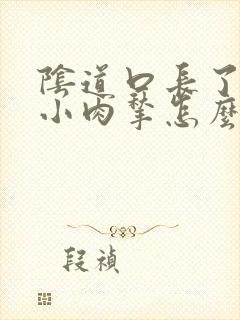 阴道口长了一个小肉揪怎么回事