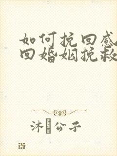 如何挽回感情挽回婚姻挽救爱情