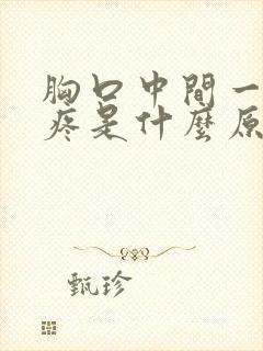 胸口中间一动就疼是什么原因