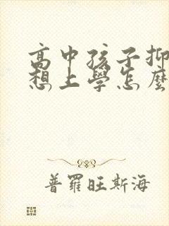 高中孩子抑郁不想上学怎么办呢