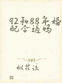 92和88年婚配合适吗