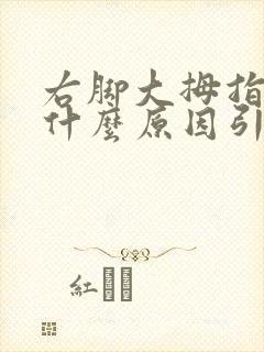 右脚大拇指疼痛什么原因引起的