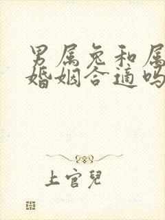 男属兔和属虎女婚姻合适吗