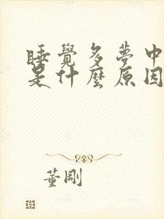 睡觉多梦中医里是什么原因