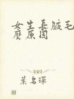 女生长腋毛是什么原因