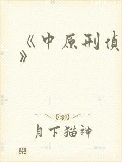 《中原刑侦大案》