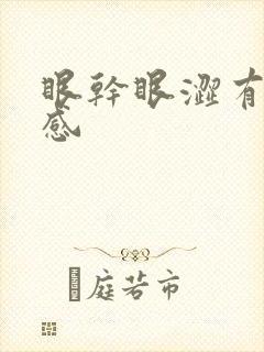 眼干眼涩有异物感封面