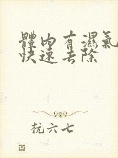 体内有湿气怎样快速去除