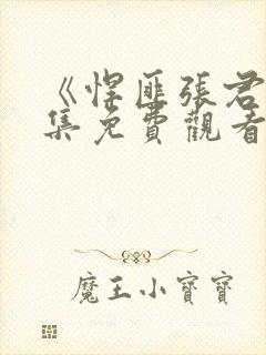 《悍匪张君》全集免费观看封面