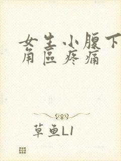 女生小腹下面三角区疼痛封面