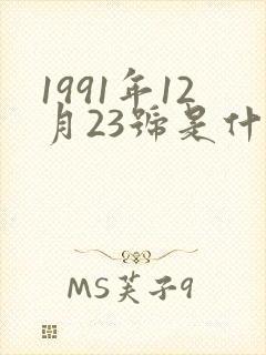 1991年12月23号是什么星座