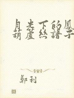 月光下的凤尾竹葫芦丝谱子c调