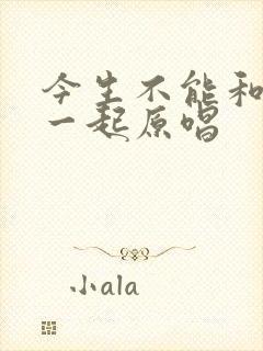 今生不能和你在一起原唱