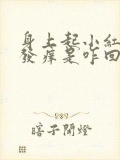 身上起小红疹子发痒是咋回事