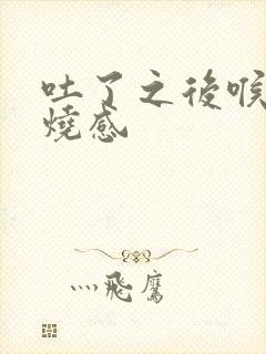 吐了之后喉咙灼烧感