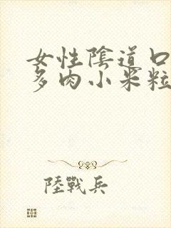 女性阴道口长很多肉小米粒封面