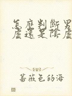 怎么判断男人阳虚还是阴虚