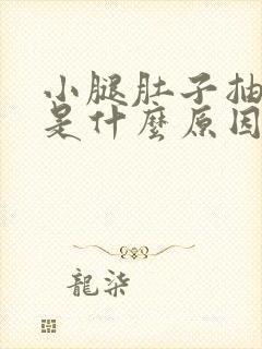 小腿肚子抽筋儿是什么原因?