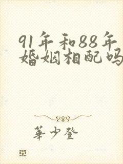 91年和88年婚姻相配吗