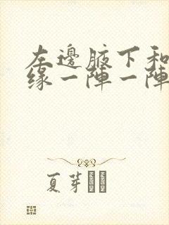 左边腋下和胸边缘一阵一阵疼