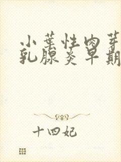 小叶性肉芽肿性乳腺炎早期症状封面