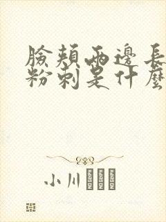 脸颊两边长闭口粉刺是什么原因封面