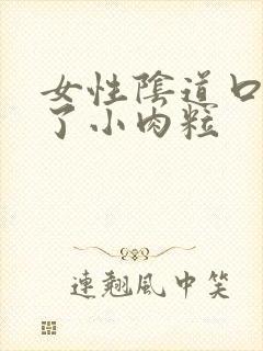 女性阴道口出现了小肉粒