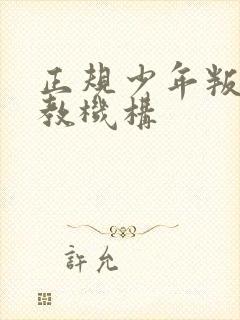 正规少年叛逆管教机构