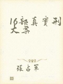 16部真实刑侦大案