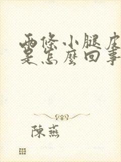 两条小腿皮肤痒是怎么回事封面