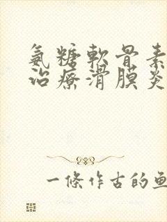 氨糖软骨素钙片治疗滑膜炎