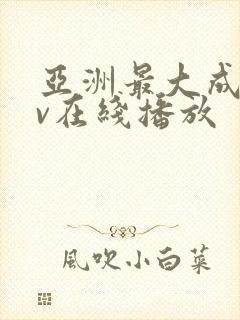 亚洲最大成人av在线播放