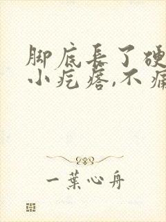 脚底长了硬硬的小疙瘩,不痛不痒封面