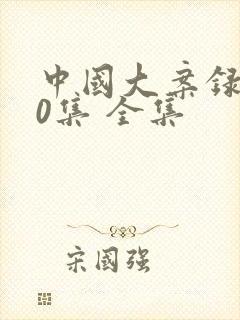 中国大案录100集 全集