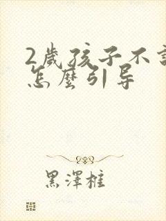 2岁孩子不说话怎么引导