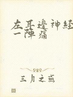 左耳边神经一阵一阵痛封面