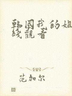 韩国我的姐姐在线观看