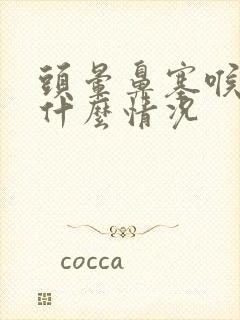 头晕鼻塞喉咙痛什么情况