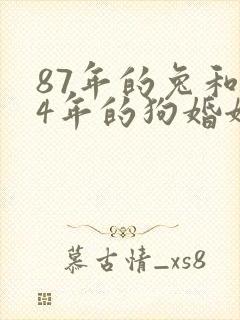 87年的兔和94年的狗婚姻相配吗